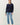 CHUNKY CABLE KNIT SWEATER WITH ACCENT DETAIL - Sweater