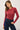 BASIC PATTERNED KNIT SWEATER - MAROON / L - Sweater