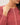 Pointelle 3/4 Sleeve Cardigan red knit texture and neckline close-up