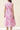 Floral Print Tie Waist Fit & Flare Midi Dress showcasing a sleeveless design and pink floral pattern from the back.