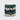 Ruched Satin Scrunchies 5pc Set in cream court green and navy blue