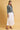 Pointelle 3/4 Sleeve Cardigan in gray side view
