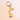 Bubble letter keychain bag charm U