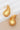 18K Gold Plated Waterproof Stainless Steel Stud Earrings 7080 product view showcasing the sculptural design