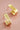 18K Gold Plated Waterproof Stainless Steel Hoop Earrings 7376 displayed against a light background