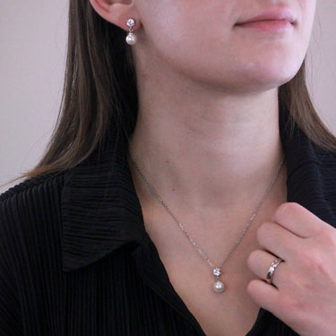 Pauline Silver and Crystal Jewelry Sets