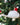 Mouse with Santa Hat Tufted Wool Christmas Ornament displayed on Christmas tree