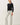 Pointelle 3/4 Sleeve Cardigan in black side view