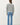 DOUBLE STRIPE SWEATER WITH RIBBED MOCK NECKLINE - Sweater