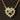Gold Dipped Cz Flower Heart Pendant Necklace - Gold - Necklace