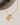 Celestial Being Necklace- Citrine featuring a citrine stone and gold crescent charm on a delicate chain.