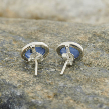 Kyanite Stud Sterling Silver