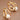 18K Gold PVD Plated Waterproof Stainless Steel Hoop Earrings 7193 displayed as a pair on a neutral background