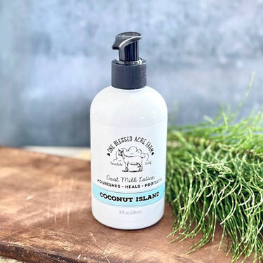 Coconut Island Goat Milk Lotion - Moisturizing Body Lotion