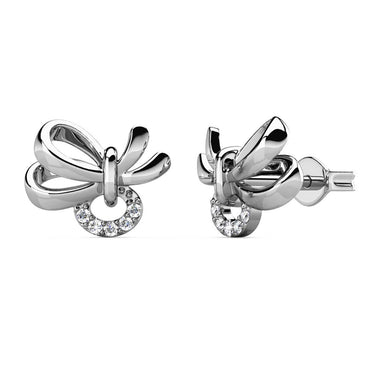 Posie earrings - Silver and Crystal