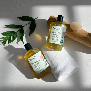 Unscented Botanical Body Wash - Plant-Based Cleanser