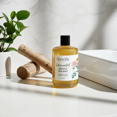 Unscented Botanical Body Wash - Gentle Natural Skin Care