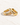 Marze 18K Gold Non-Tarnish CZ Oval Huggie Earrings