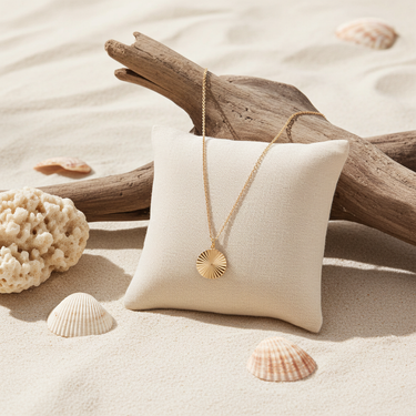 Malo - Sunburst Round Charm Necklace