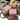 Organic Natural Handmade Soap pink bars arranged with natural decorative elements