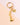 Bubble letter keychain bag charm L