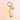 Bubble letter keychain bag charm L