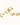 Brigitte 18K Gold Non-Tarnish Hoops Circle Earring set featuring three gold hoop earrings and a ball stud.