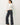 DOUBLE STRIPE SWEATER WITH RIBBED MOCK NECKLINE - Sweater