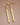 18K Gold Plated Waterproof Stainless Steel Drop Earrings 6976 product view showcasing the polished gold finish