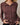 Close-up of burgundy Mock Neck Long Sleeve Button Up Top with button-up front