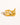 18K gold non-tarnish abstract ring for women