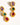 18K gold multi stone CZ drop earrings close-up