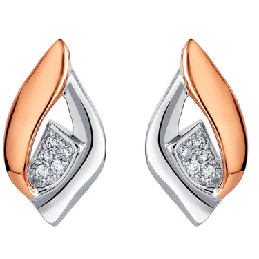Sterling Silver Floating Ellipse Earrings Hypoallergenic