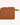 Mira & Moss Nova Compact Wallet in brown vegan leather with gold-tone hardware and zip compartment.
