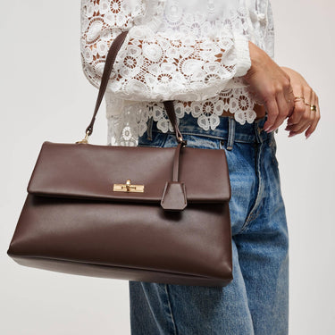 Arrow Satchel: Espresso