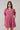 Fawna Shift Mini Dress Kendrie Floral in pink and blue with puff sleeves and pockets, perfect for sunny garden outings.