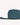 vegan wristlet makeup bag teal front view