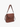 Lorelei double zip crossbody bag brown