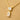 Gold Dipped Cz Circle And Oval Pendant Necklace - Rose - Necklace