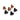 Recycled Plastic X-Small Claw Clips 6pc - Black & Tort