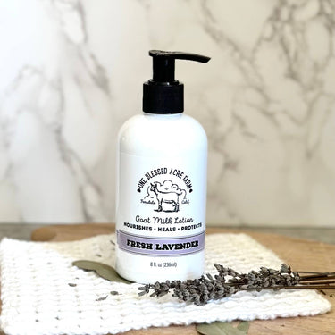 Fresh Lavender Goat Milk Lotion - Moisturizing Body Lotion