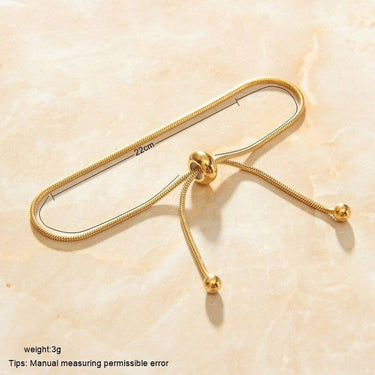 Orpheus - Adjustable Snake Chain Bracelet