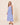 Maxi Dress with Side Pocket and Adjustable Strap in blue front view