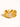 18K gold non-tarnish CZ watchband ring for women