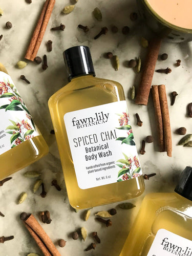 Spiced Chai Botanical Body Wash - Gentle Body Cleanser
