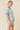 Jacquard V-Neck Dolman Short Sleeve Oversized Top side view