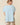 Jacquard V-Neck Dolman Short Sleeve Oversized Top back view