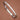 Tarnish-Resistant Waterproof Stainless Steel Bangle 7040 displayed diagonally on a brown background