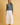Pointelle 3/4 Sleeve Cardigan in gray front view