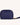 vegan wristlet makeup bag navy wrist strap